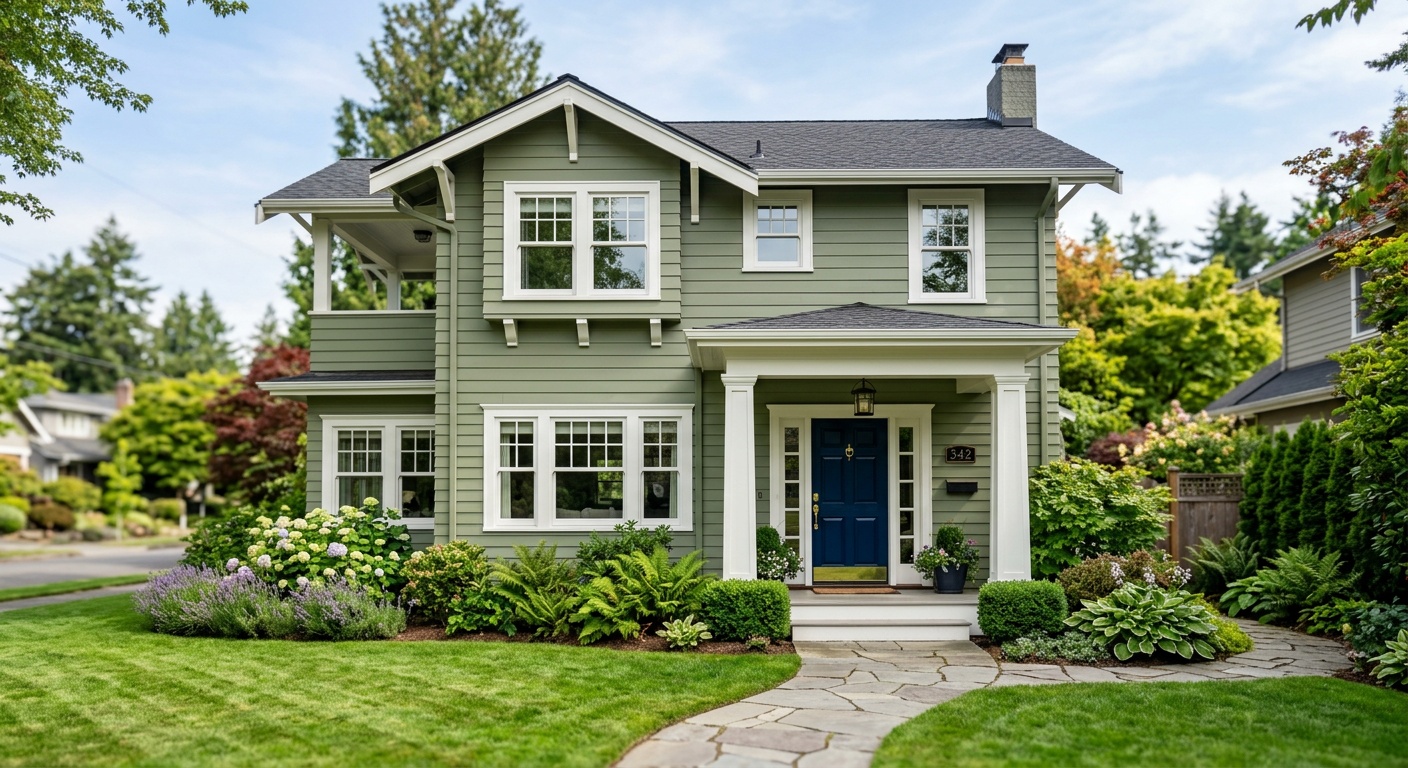Exterior house painting