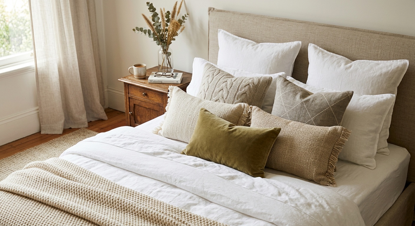 Cozy bedroom decor